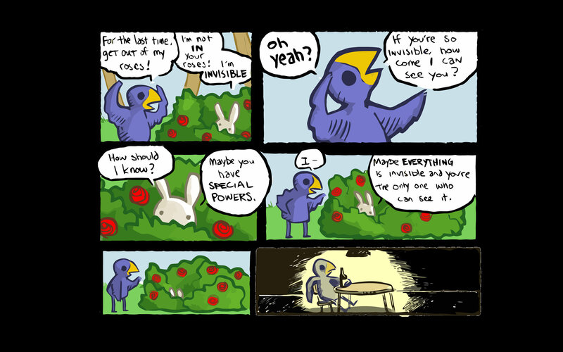 Invisible Bird Comic