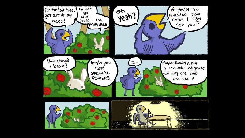 Invisible Bird Comic