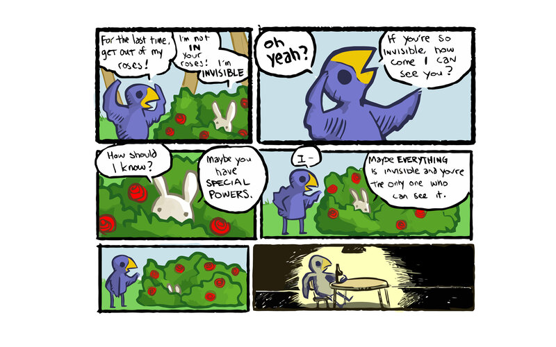 Invisible Bird Comic