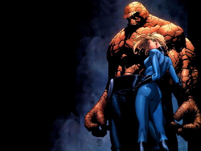 Invisible Woman and Thing