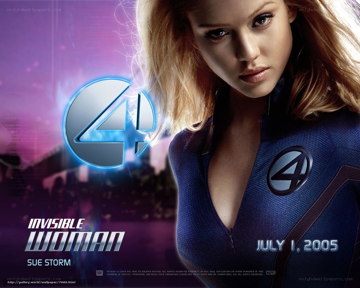 Invisible Woman character poster