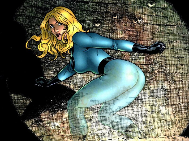 Invisible Woman in action