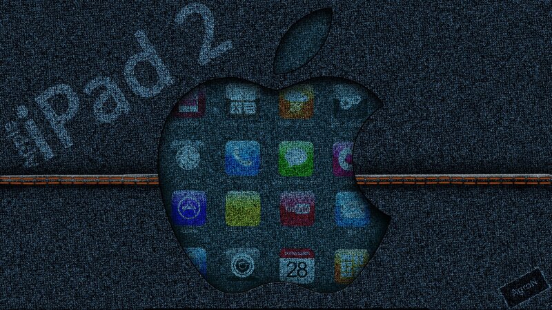 iPad 2 denim wallpaper