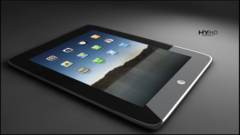 iPad concept design render