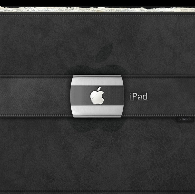 IPad Logo on Leather