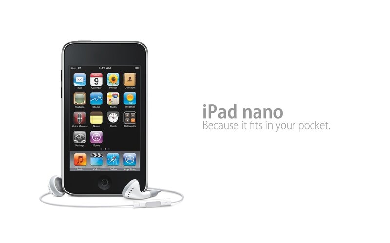 iPad nano advertisement