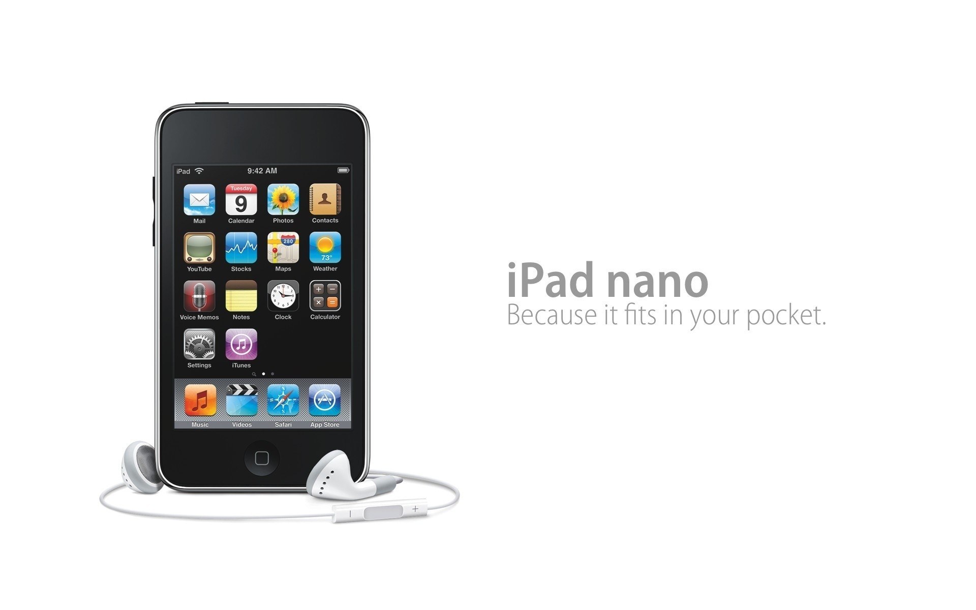iPad nano advertisement