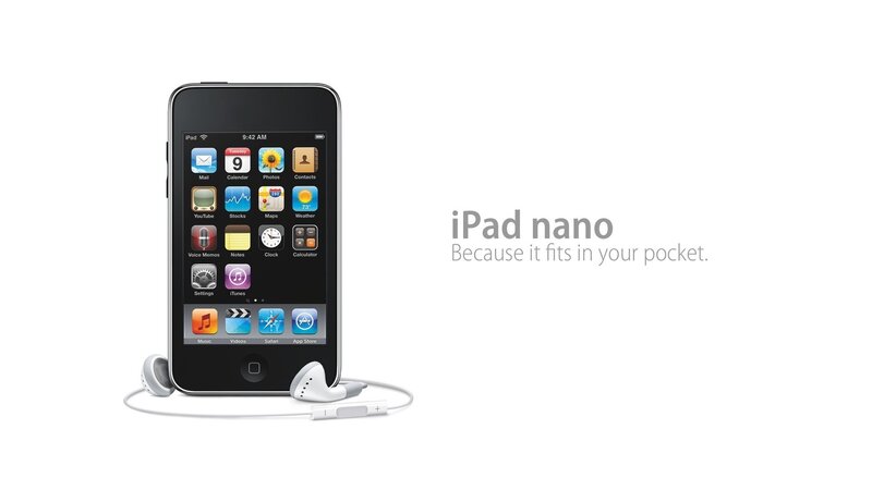 iPad nano advertisement