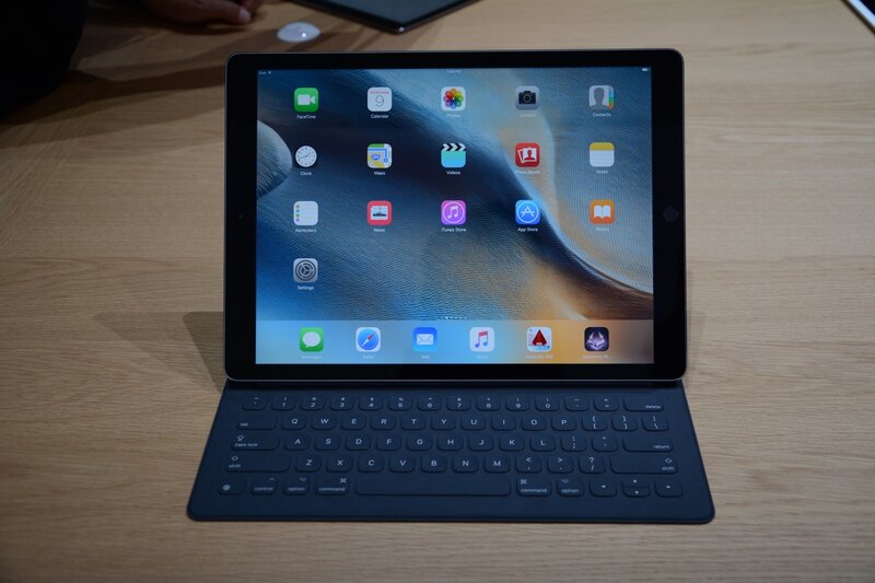 iPad with keyboard case