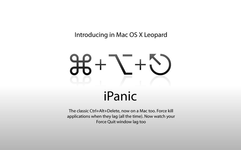 iPanic in Mac OS X Leopard