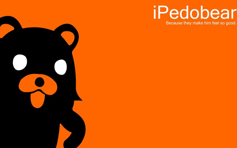 iPedobear cartoon illustration