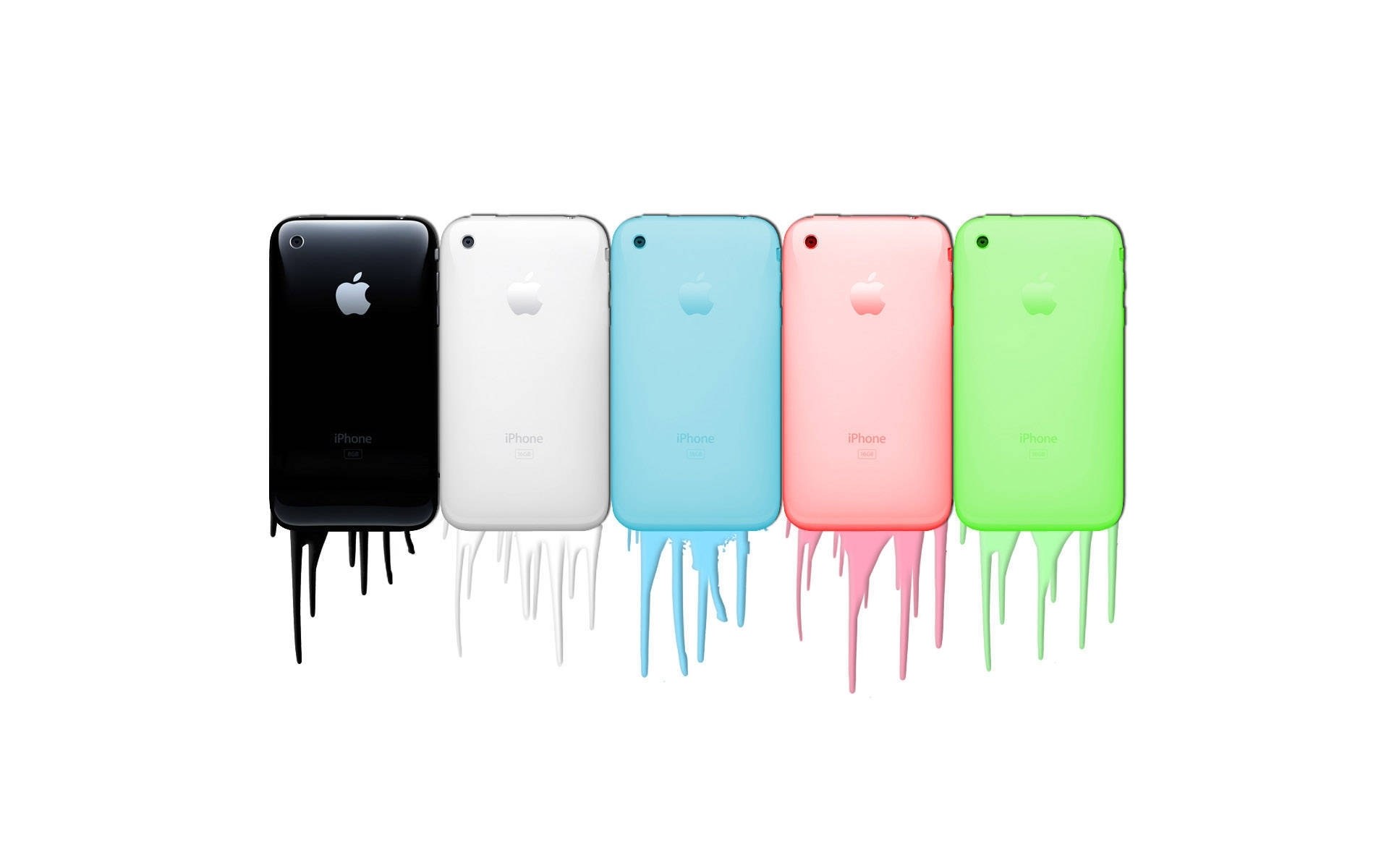iPhone 3G color lineup