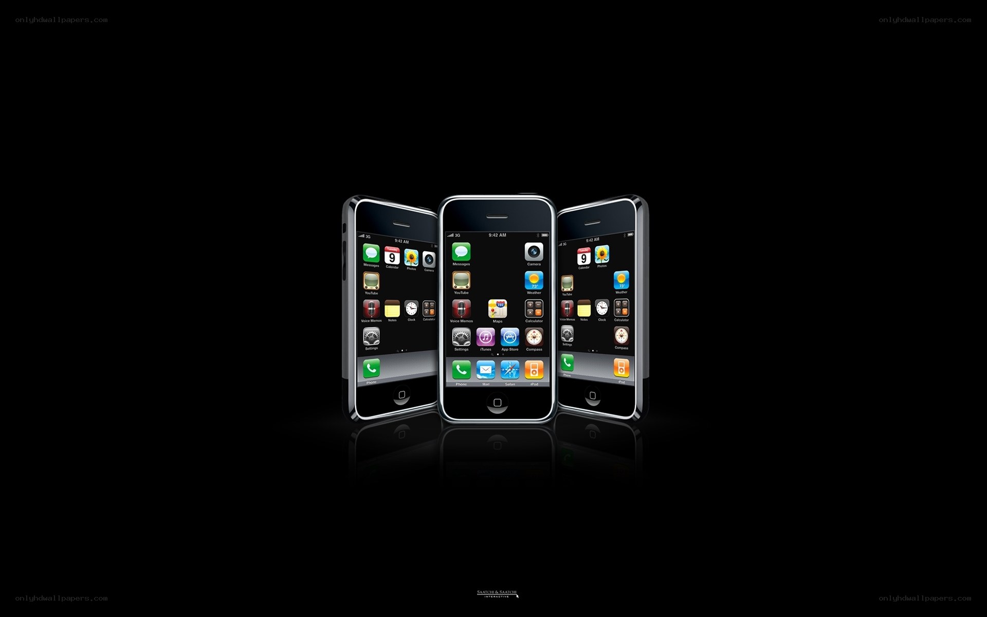 iPhone 3G lineup display