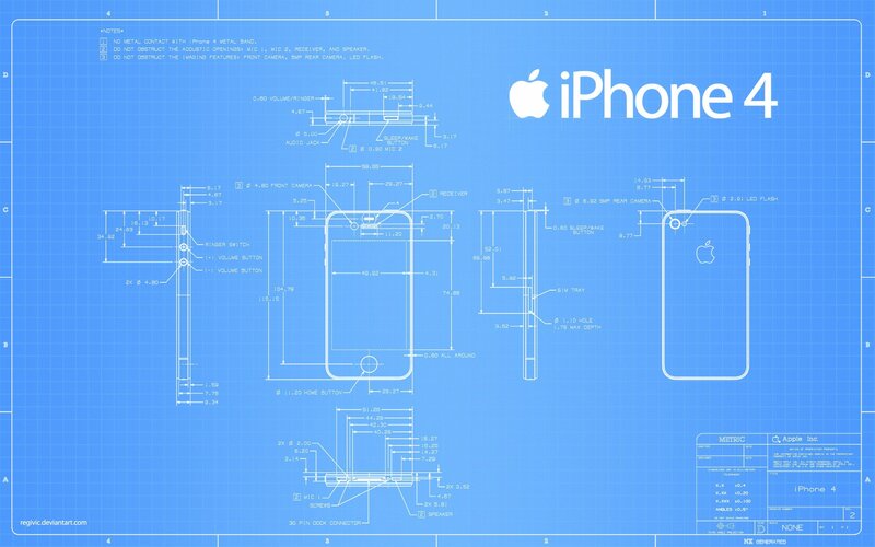 iPhone 4 technical blueprint