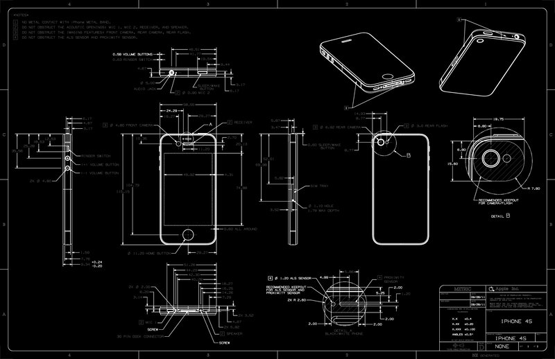 iPhone 4S technical blueprint