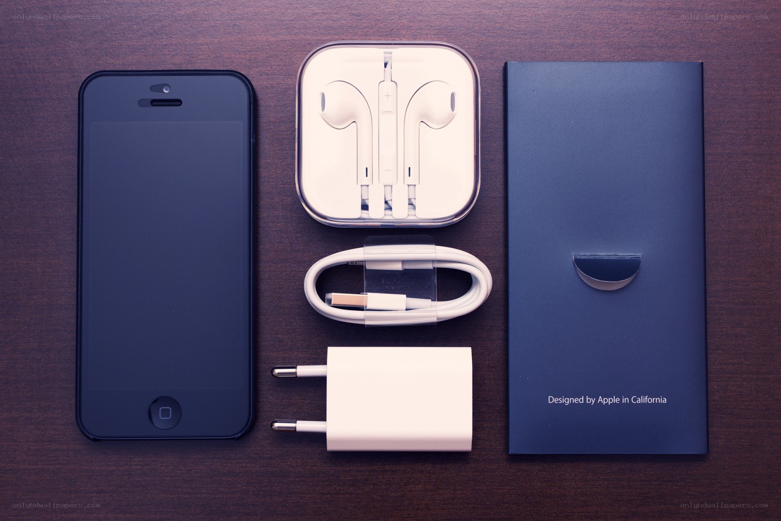 iPhone 5 accessories layout