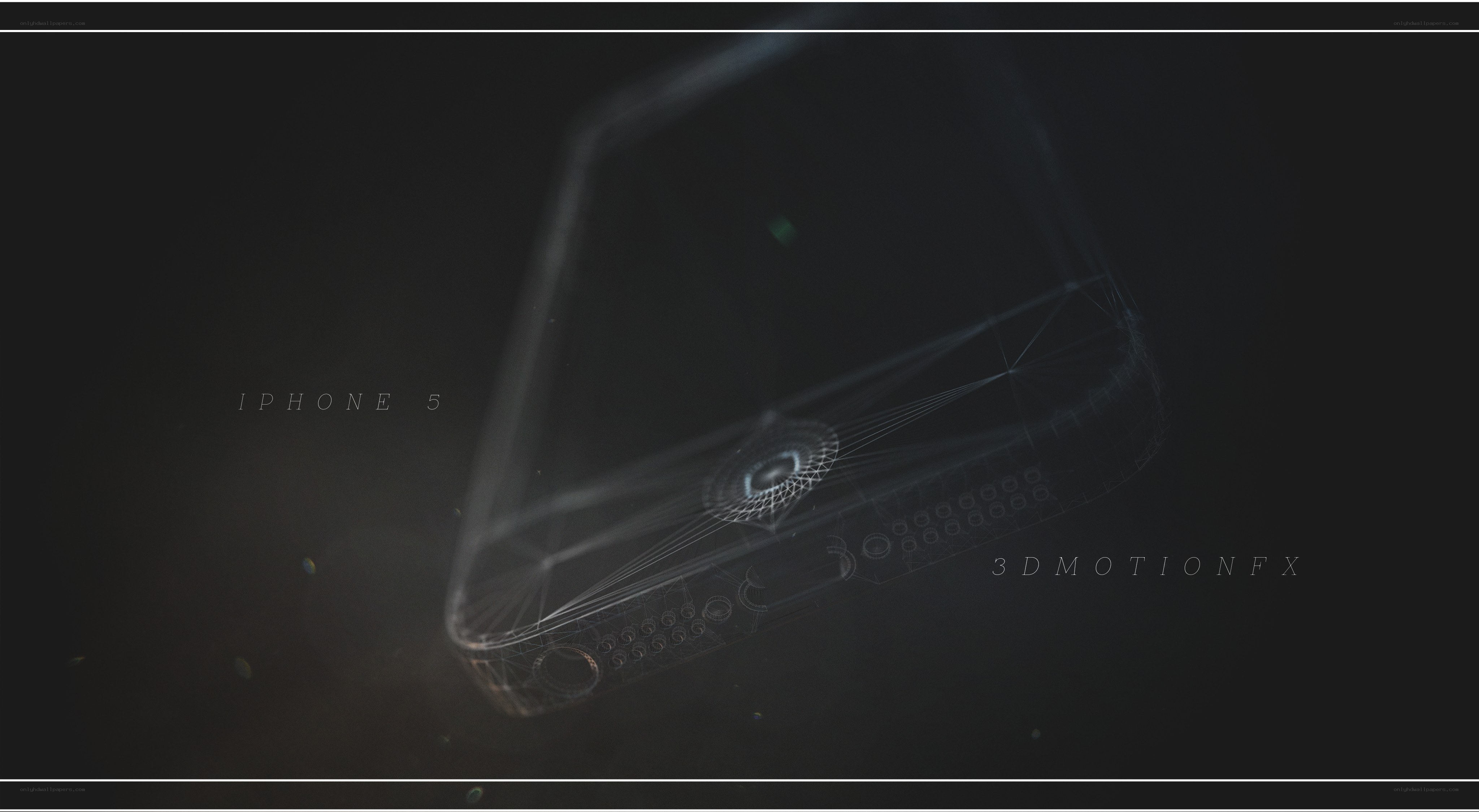 iPhone 5 wireframe animation