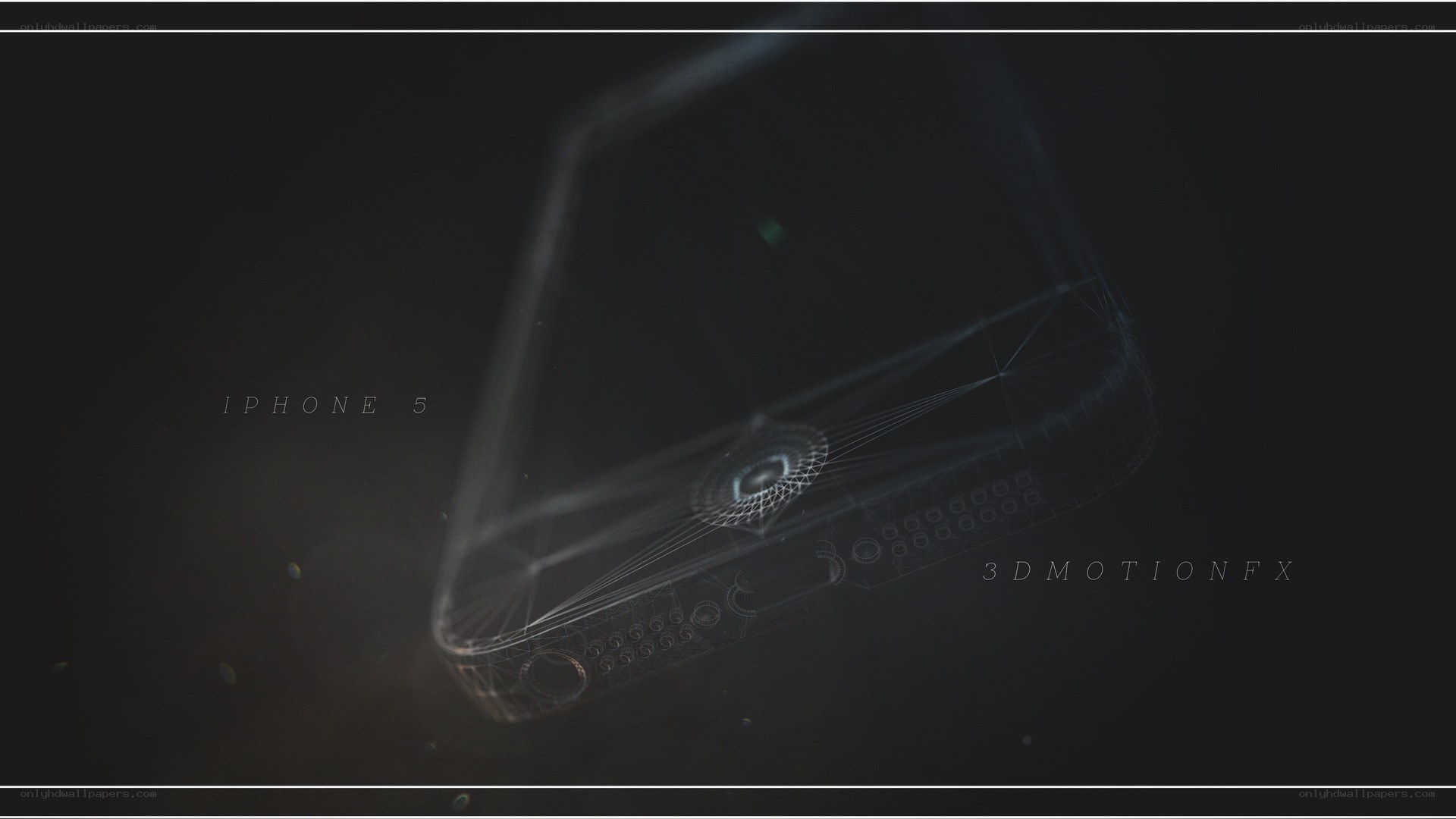 iPhone 5 wireframe animation