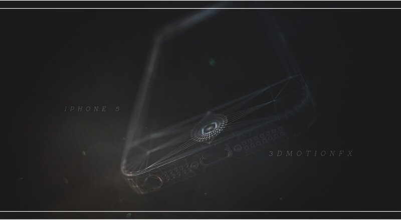 IPhone 5 Wireframe Model