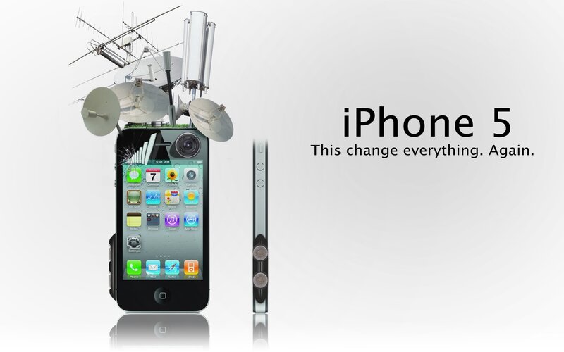 IPhone 5 with Antennas — White