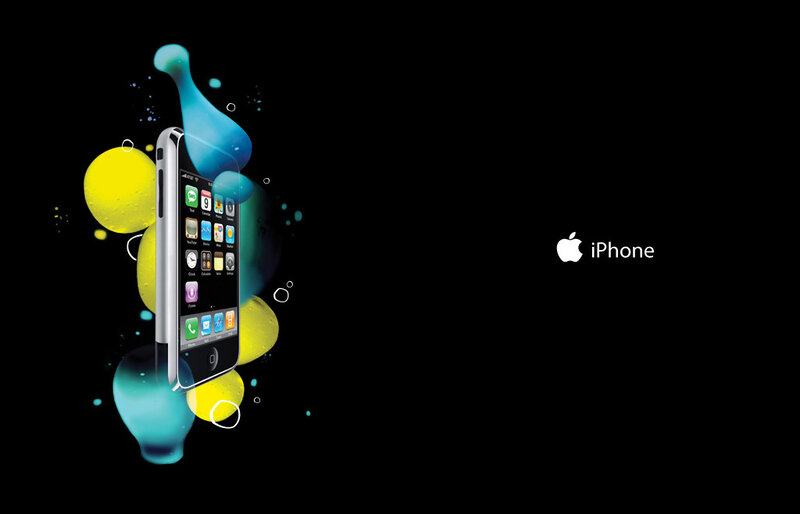 iPhone product advertisement