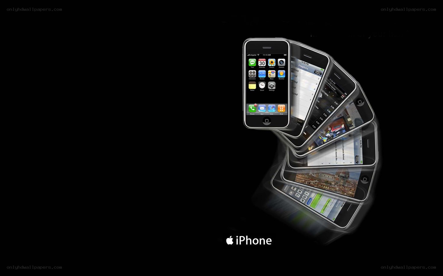 iPhone product display