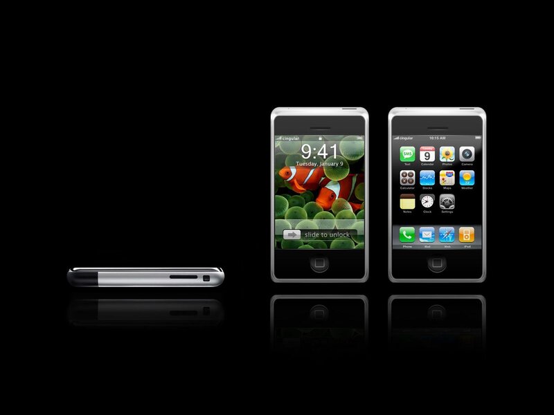 iPhone product display