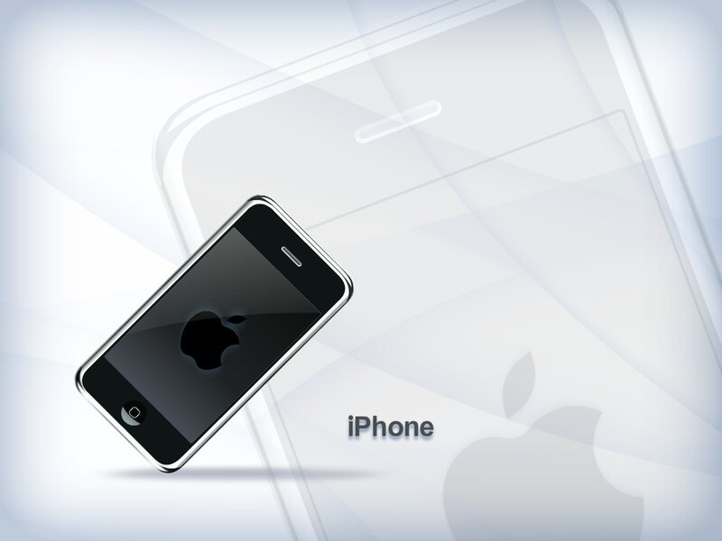 iPhone product illustration