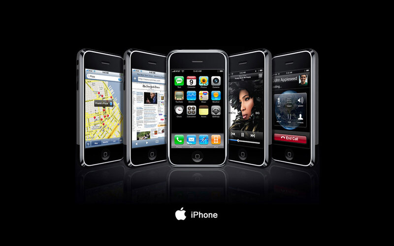 iPhone product showcase