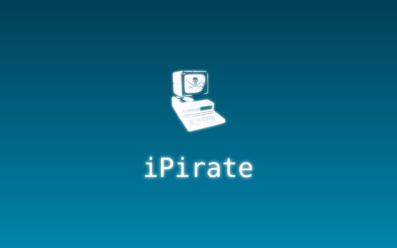 iPirate logo with computer