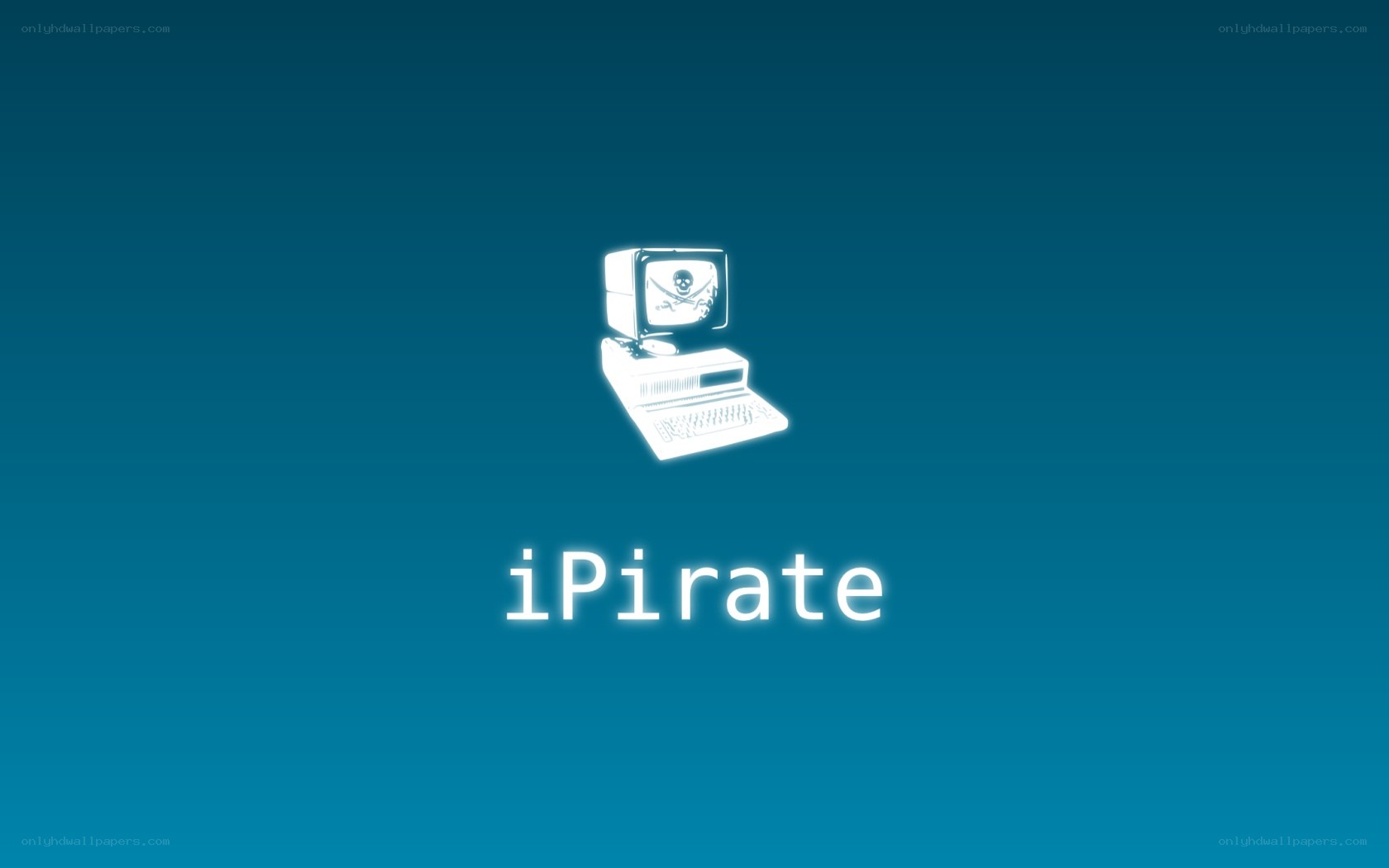 iPirate logo with computer