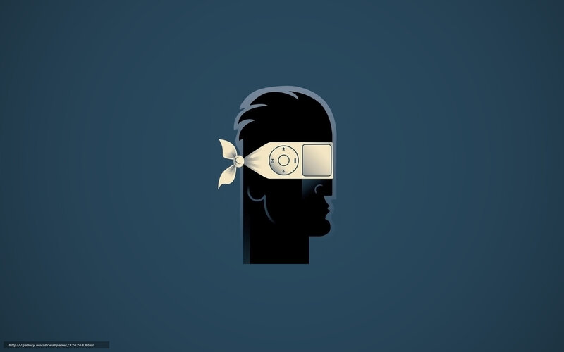 iPod head silhouette