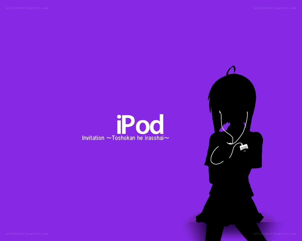 iPod invitation wallpaper
