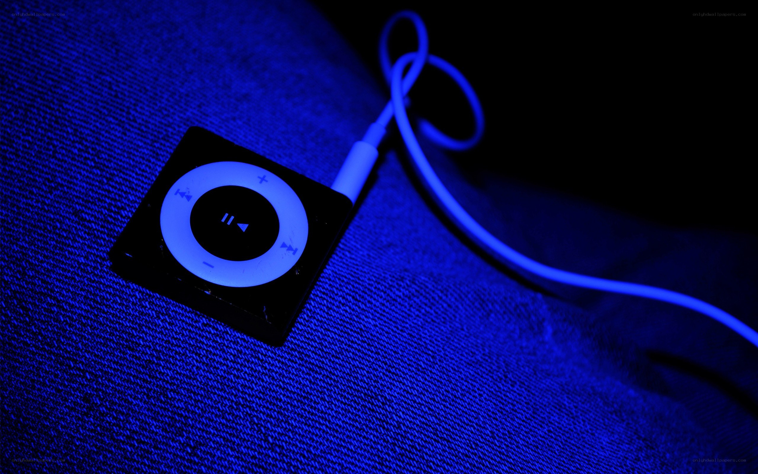 iPod nano with headphones