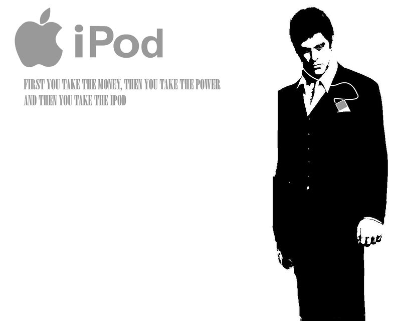 iPod parody with Tony Montana