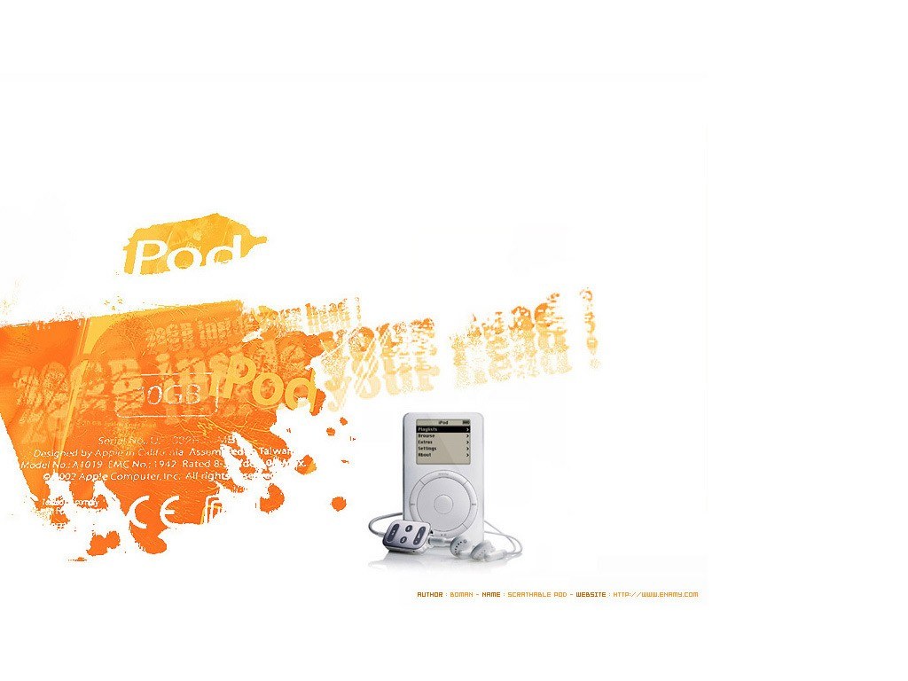 iPod promotional artwork