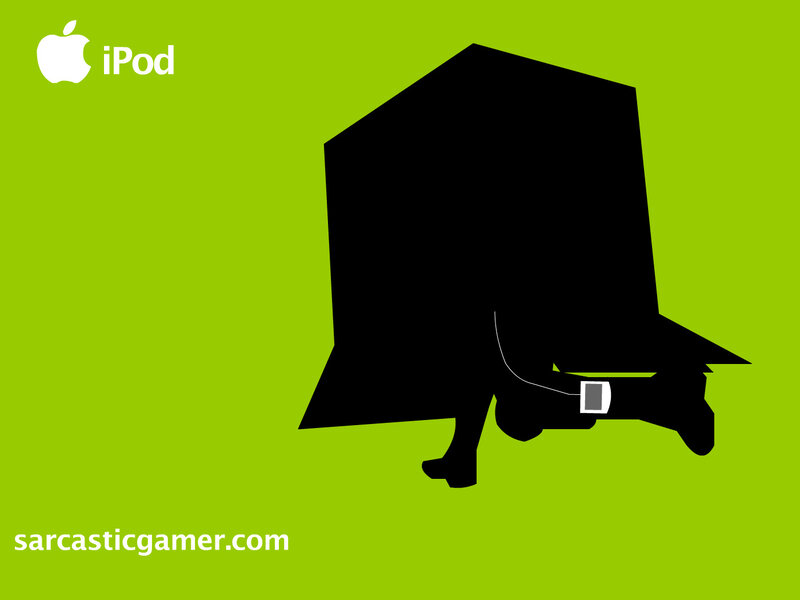 iPod silhouette art