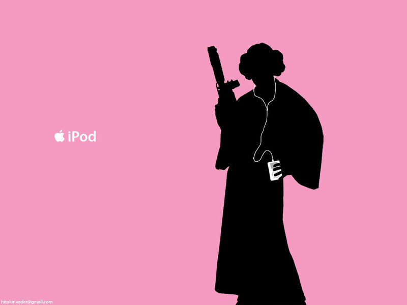 iPod Star Wars silhouette
