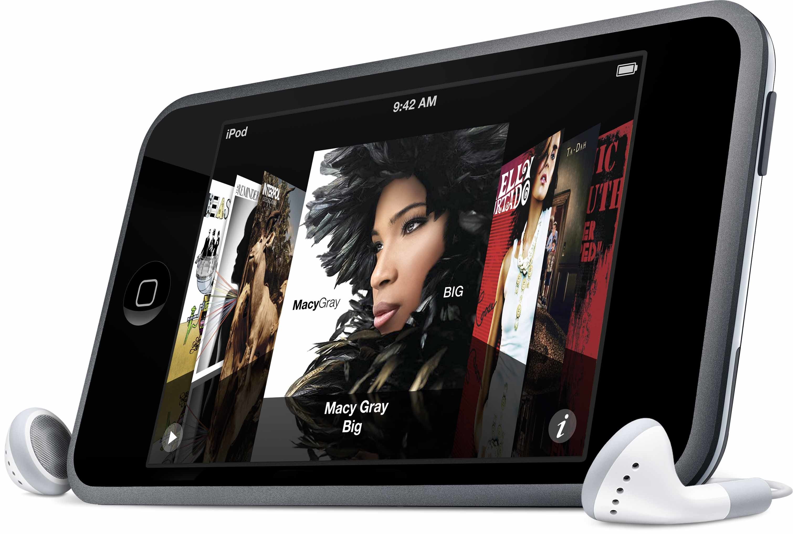 iPod with album art display