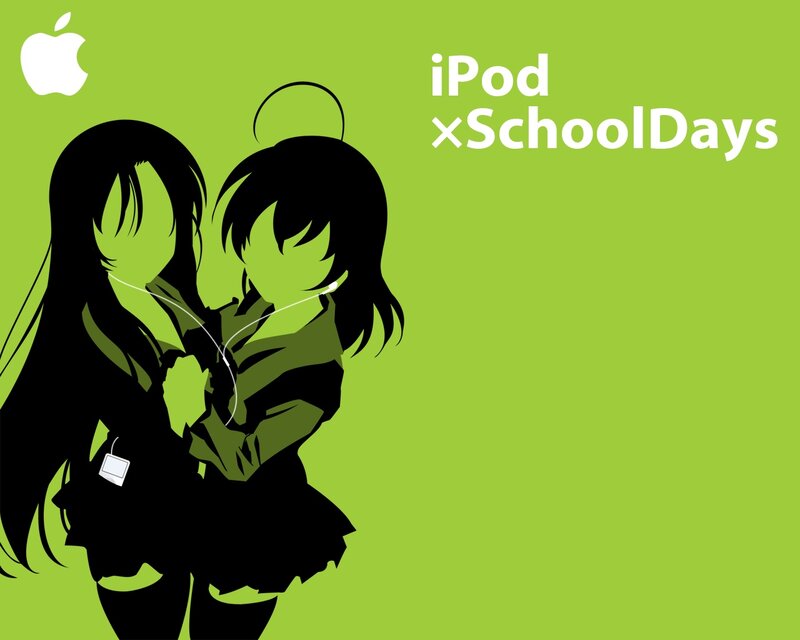 iPod x School Days artwork