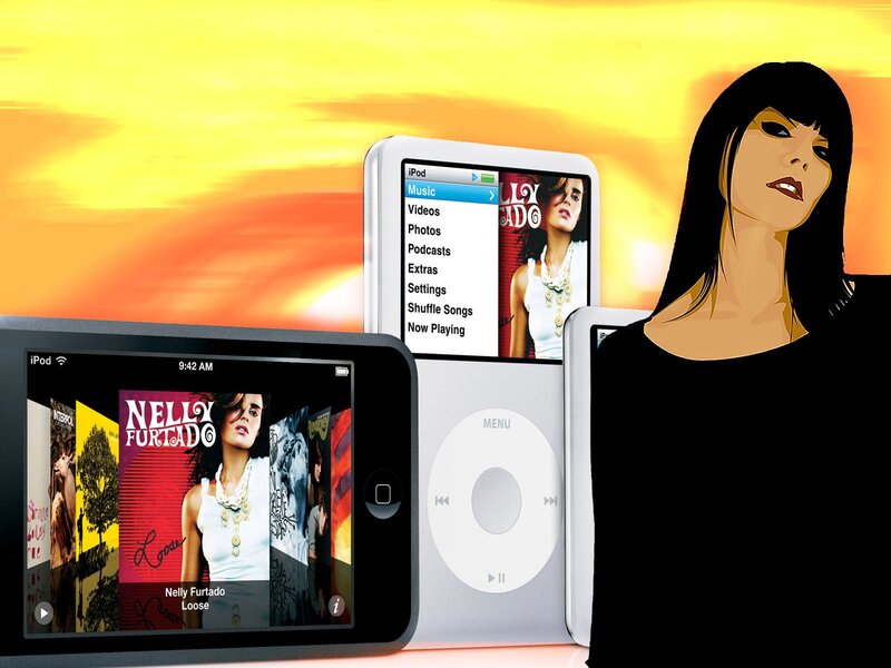 iPods with Nelly Furtado album