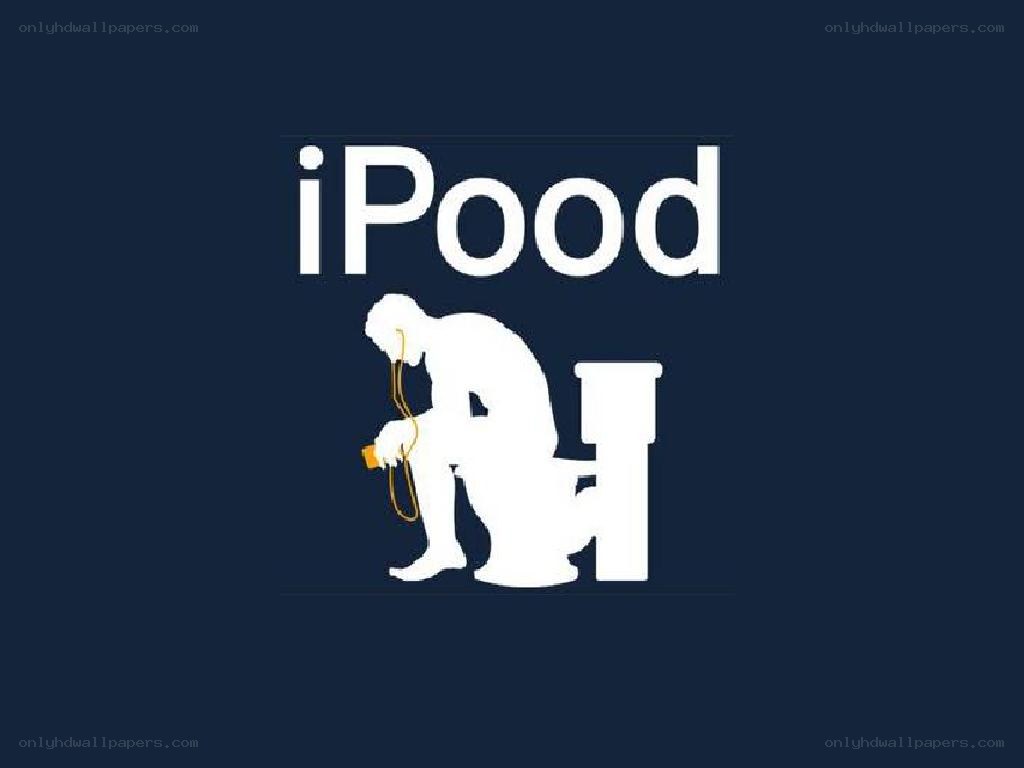iPood logo with silhouette