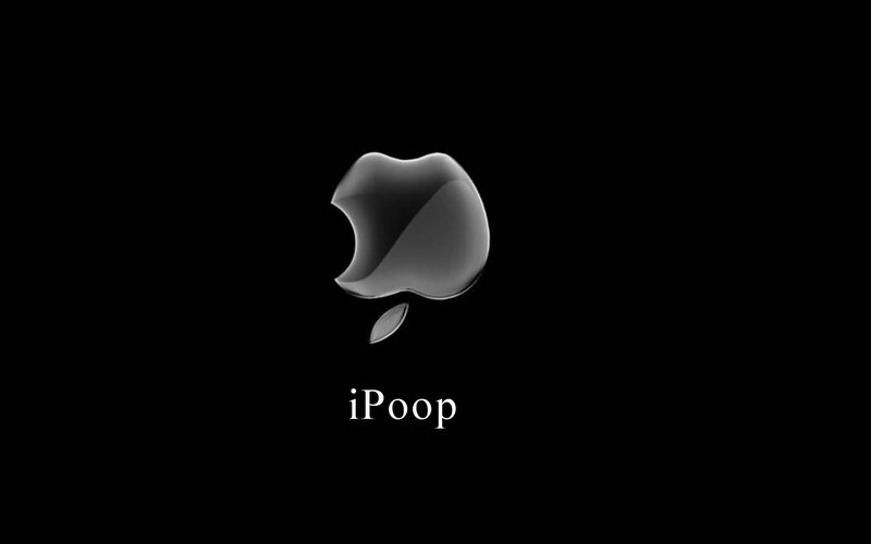 iPoop logo parody