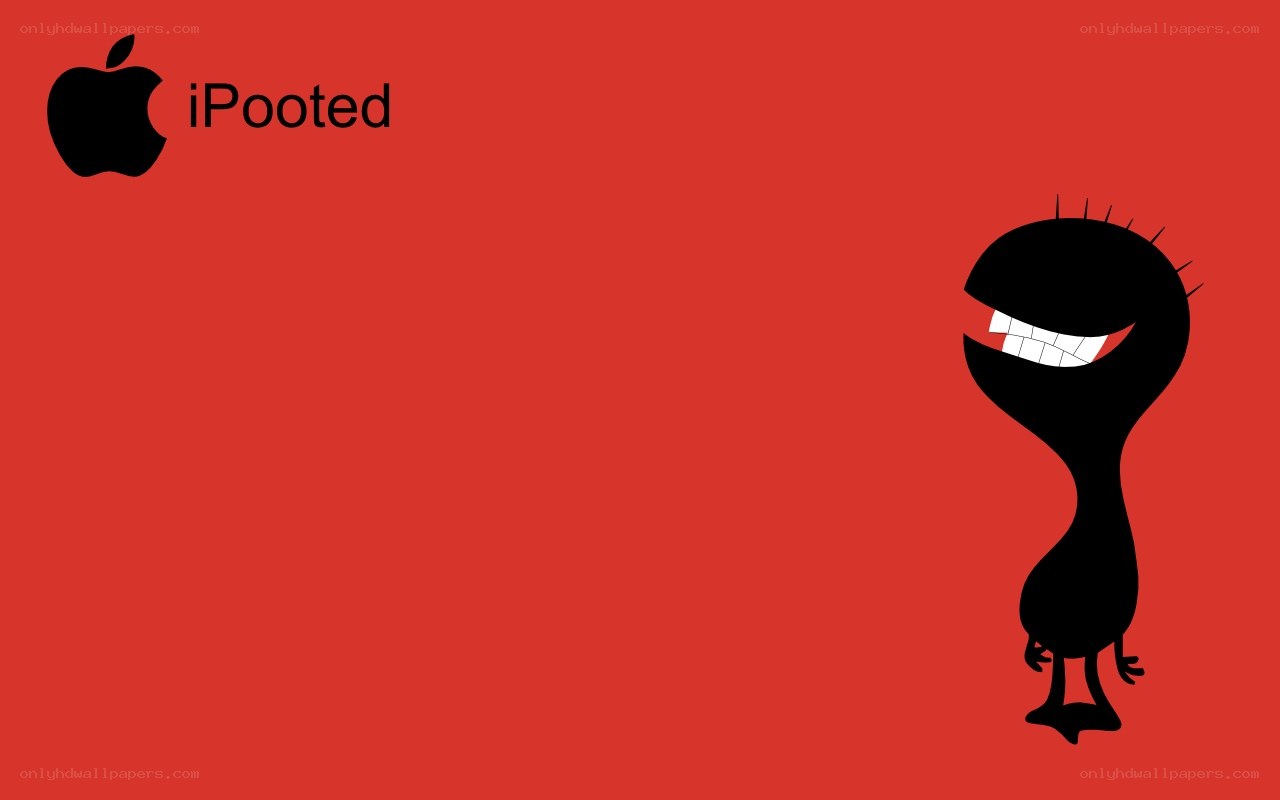 iPooted logo with character