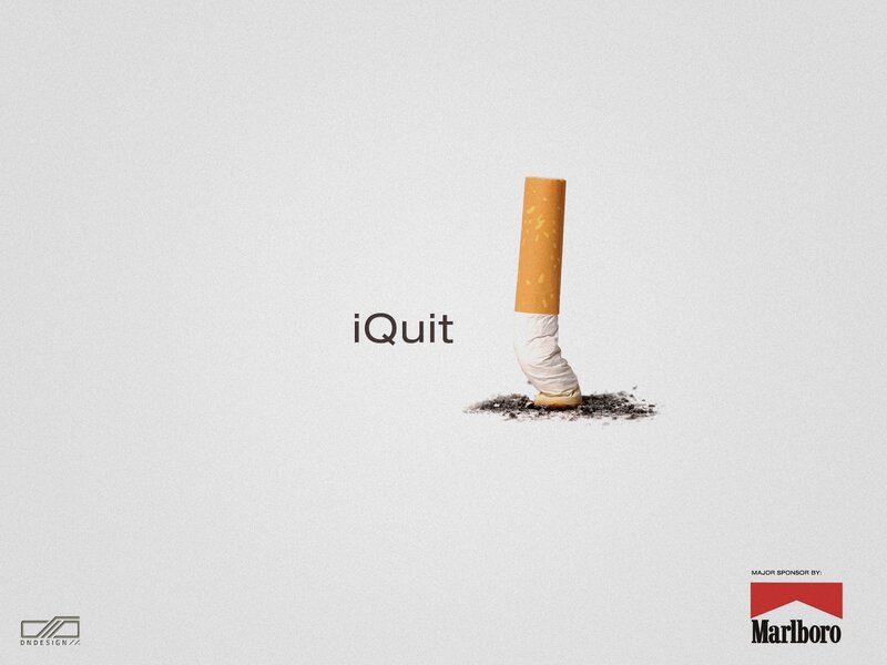iQuit cigarette ad