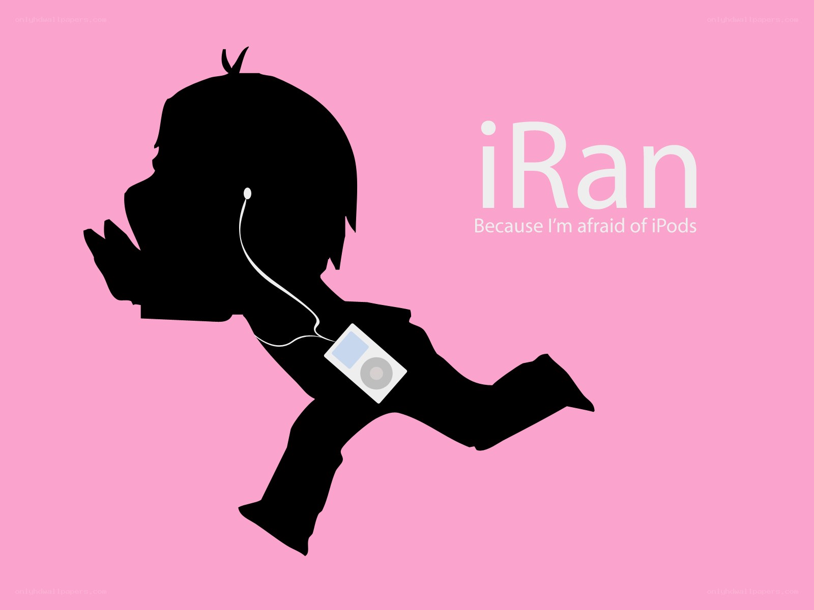 iRan running from iPods