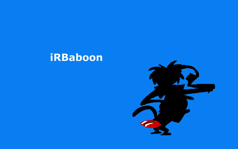 iRBaboon character silhouette