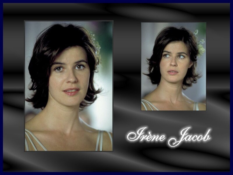 Irene Jacob portrait collage