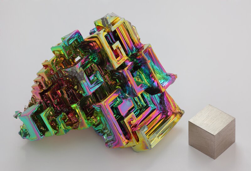 Iridescent Bismuth Crystal — Rainbow