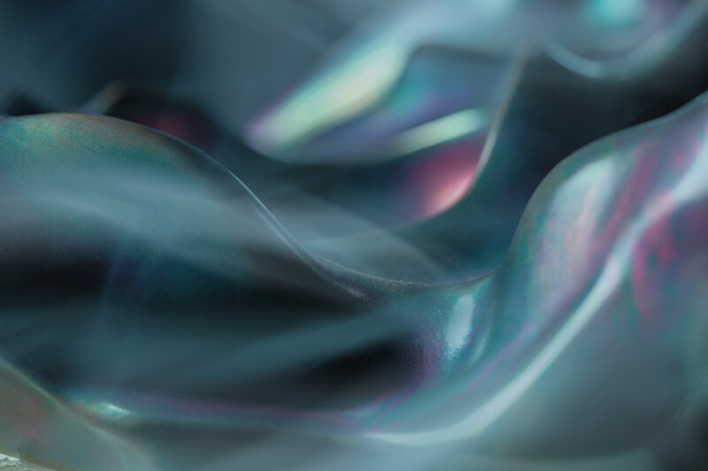 Iridescent Fabric Folds